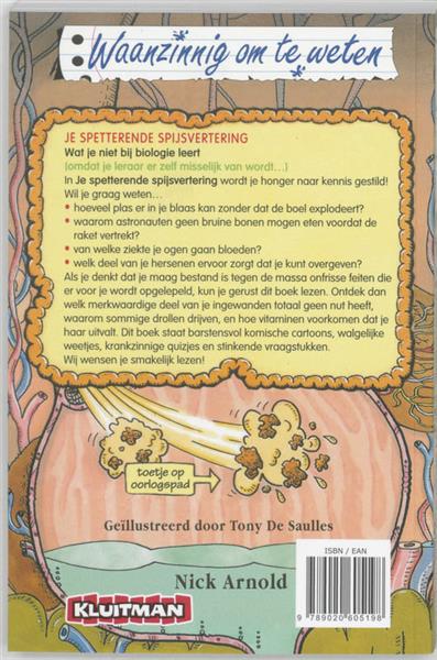 Grote foto je spetterende spijsvertering waanzinnig om te weten boeken jeugd 13 jaar en ouder
