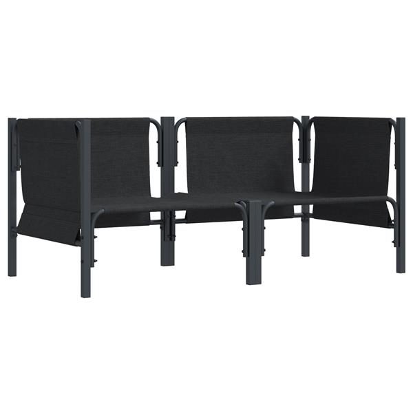 Grote foto vidaxl buitenmeubelsets met kussen met kussen 2 pcs antraciet tuin en terras tuinmeubelen