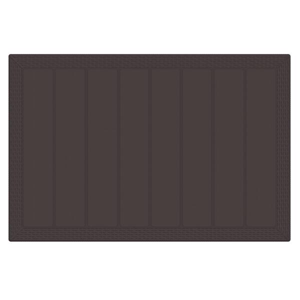 Grote foto vidaxl tuin eettafel set 5 pcs bruin middelgroot polypropyleen tuin en terras tuinmeubelen
