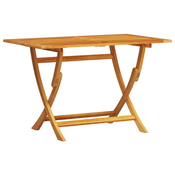 Grote foto vidaxl tuin eetset 5 pcs natuurlijk hout medium hout tuin en terras tuinmeubelen
