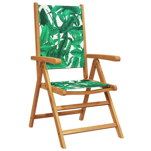 Grote foto vidaxl tuin eetset bloemen 5 pcs bladpatroon standaard tuin en terras tuinmeubelen