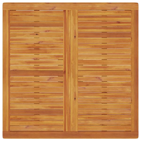 Grote foto vidaxl tuin eetset 3 pcs bruin 110 x 110 x 75 cm massief acaciahout tuin en terras tuinmeubelen