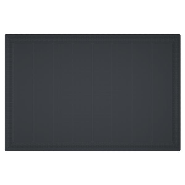 Grote foto vidaxl tuin eettafel set 5 pcs antraciet 150 x 100 x 73 cm pe rattan tuin en terras tuinmeubelen