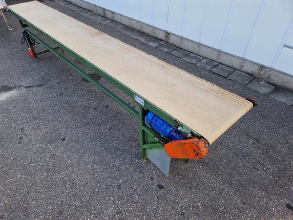 Grote foto potveer transportband 405 x 49 cm agrarisch transportbanden