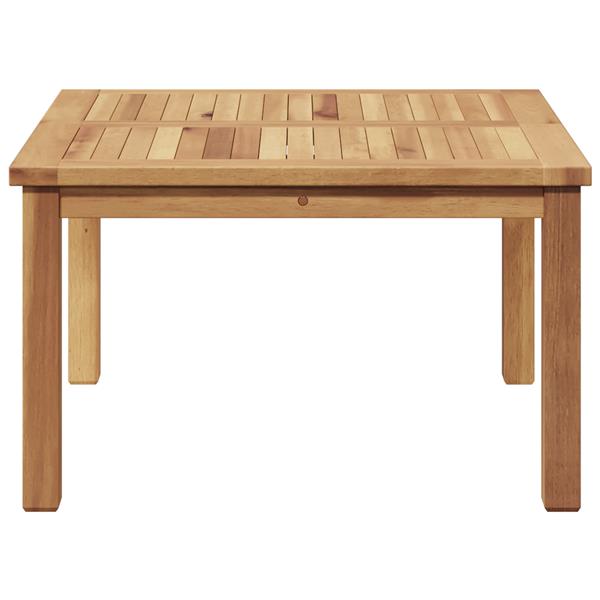 Grote foto vidaxl salontafel bruin 60 x 60 x 36 cm massief teakhout tuin en terras tuinmeubelen