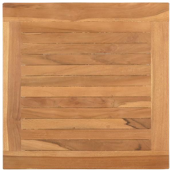 Grote foto vidaxl salontafel bruin 45 x 45 x 36 cm massief teakhout tuin en terras tuinmeubelen
