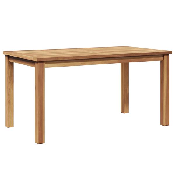 Grote foto vidaxl salontafel bruin 90 x 50 x 45.5 cm massief teakhout tuin en terras tuinmeubelen