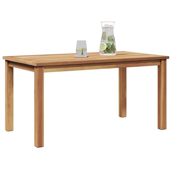 Grote foto vidaxl salontafel bruin 90 x 50 x 45.5 cm massief teakhout tuin en terras tuinmeubelen