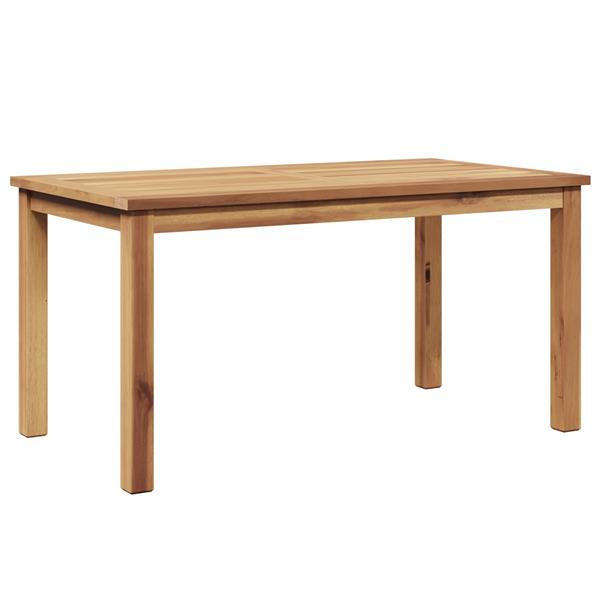 Grote foto vidaxl salontafel bruin 90 x 50 x 45.5 cm massief teakhout tuin en terras tuinmeubelen
