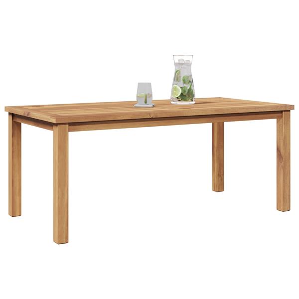 Grote foto vidaxl salontafel bruin 110 x 55 x 45 cm massief teakhout tuin en terras tuinmeubelen