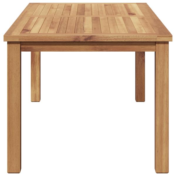 Grote foto vidaxl salontafel bruin 110 x 55 x 45 cm massief teakhout tuin en terras tuinmeubelen