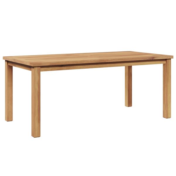 Grote foto vidaxl salontafel bruin 110 x 55 x 45 cm massief teakhout tuin en terras tuinmeubelen