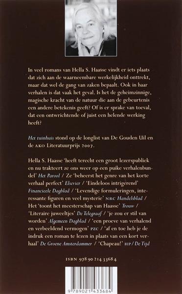 Grote foto het tuinhuis boeken literatuur