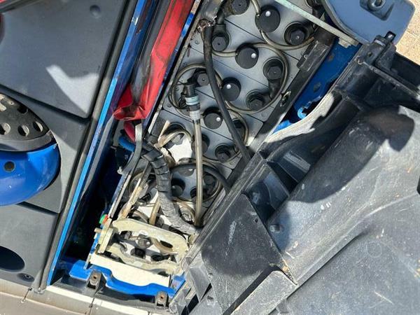 Grote foto vs 22279 elektrische palletwagen linde lepels 2400mm doe het zelf en verbouw hefwerktuigen