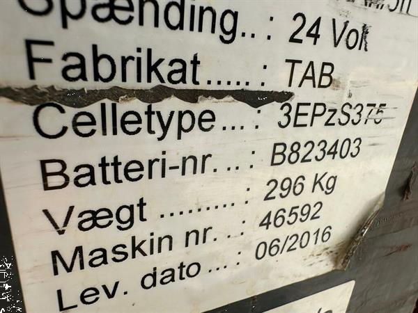 Grote foto vs 22279 elektrische palletwagen linde lepels 2400mm doe het zelf en verbouw hefwerktuigen