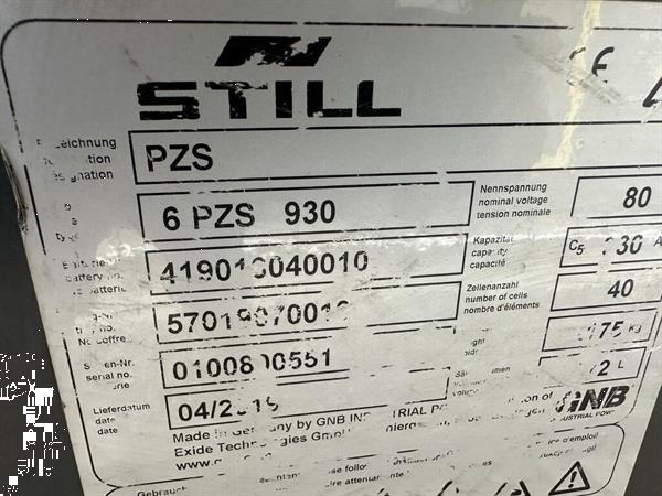 Grote foto vs 22281 elektrische heftruck still rx60 50 sideshift vorkenspreider bj2019 agrarisch heftrucks