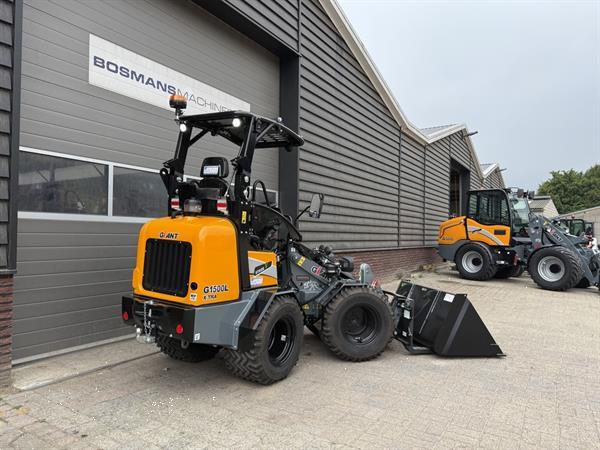 Grote foto giant g1500 l x tra minishovel tkd demo 495 lease giekvering agrarisch shovels