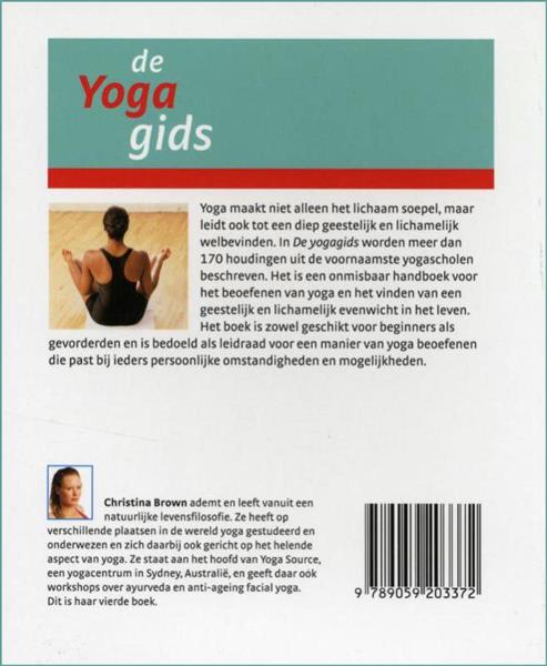 Grote foto de yoga gids christina brown boeken overige boeken