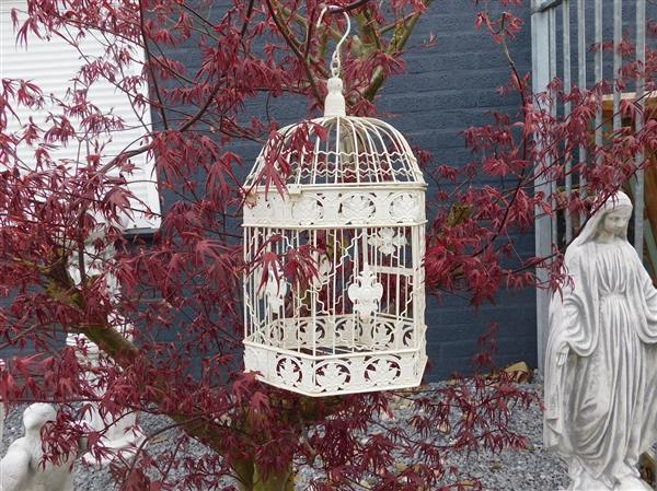 Grote foto vogelkooi groot metaal huis en inrichting woningdecoratie