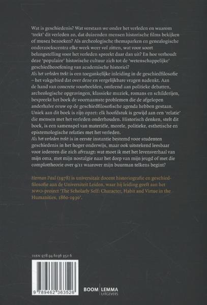 Grote foto als het verleden trekt wetenschapsfilosofie in context boeken geschiedenis wereld