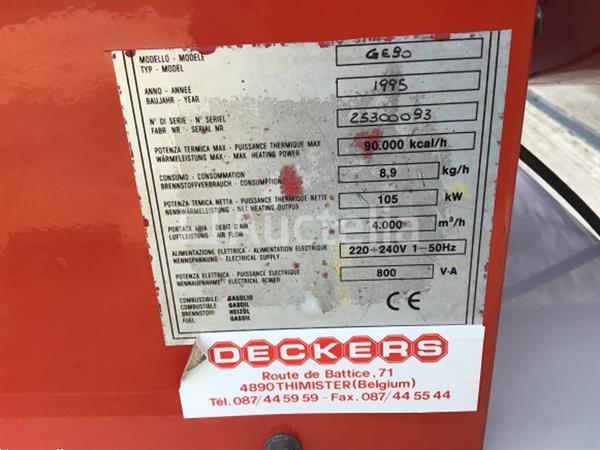Grote foto warmte kanon doe het zelf en verbouw onderdelen en accessoires