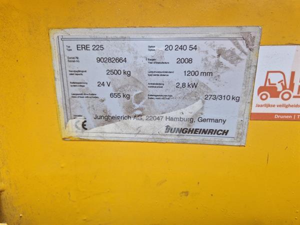 Grote foto jungheinrich ere225 elektrische palletwagen met verlengde lepels agrarisch heftrucks