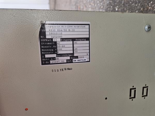 Grote foto jungheinrich ere225 elektrische palletwagen met verlengde lepels agrarisch heftrucks