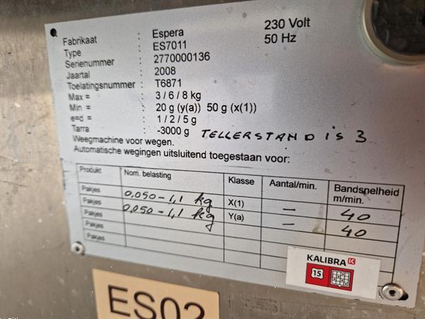 Grote foto espera es7011 checkweger met boven en onder label unit agrarisch tuinbouw