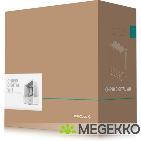 Grote foto deepcool ch690 tower wit computers en software behuizingen en kasten