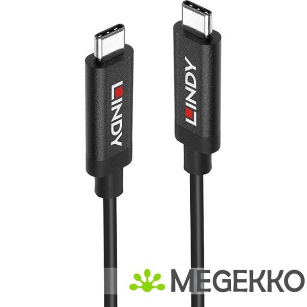Grote foto lindy 43308 usb kabel 5 m usb 3.2 gen 2 3.1 gen 2 usb c zwart computers en software overige computers en software