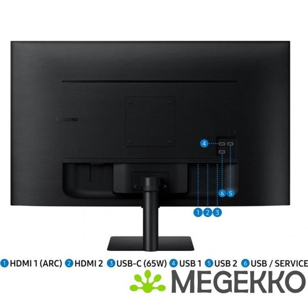 Grote foto samsung smart m7 ls32dm700uuxen 32 4k ultra hd va monitor computers en software overige computers en software