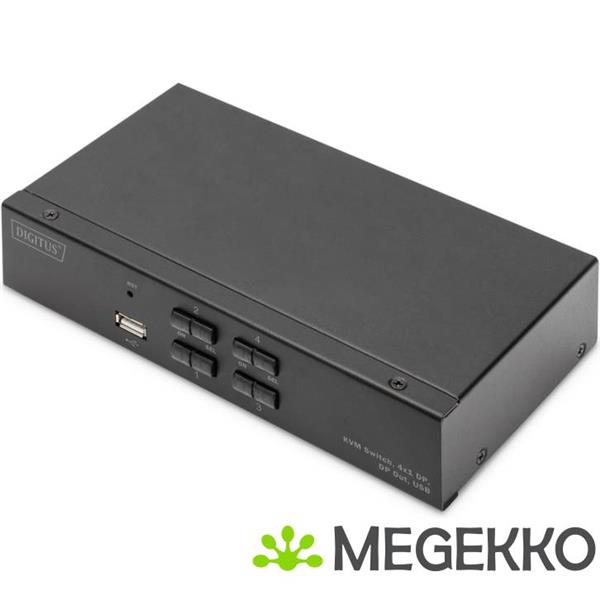 Grote foto digitus ds 12891 kvm switch zwart computers en software overige computers en software