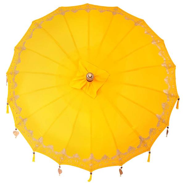 Grote foto vidaxl parasol anders geel x 250 cm tuin en terras overige tuin en terras
