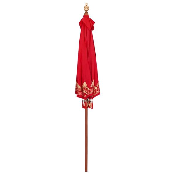 Grote foto vidaxl parasol anders rood x 250 cm tuin en terras overige tuin en terras