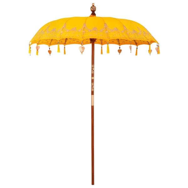 Grote foto vidaxl parasol anders geel x 250 cm tuin en terras overige tuin en terras