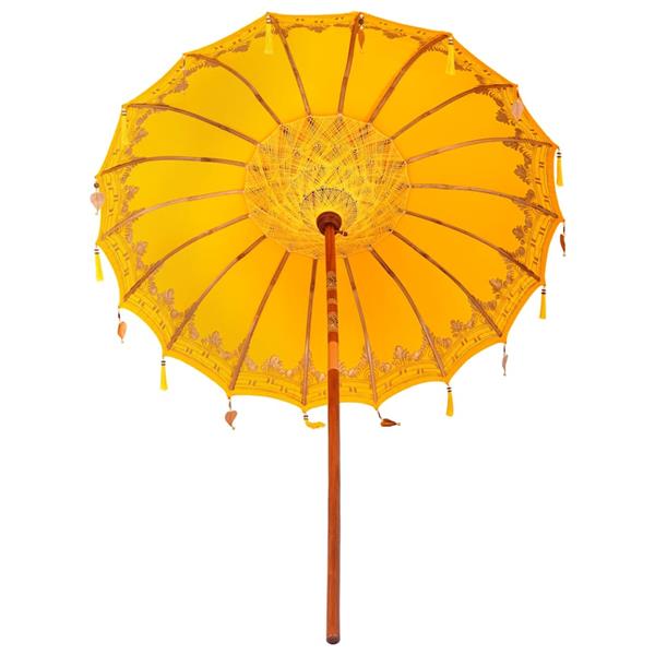 Grote foto vidaxl parasol anders geel x 250 cm tuin en terras overige tuin en terras