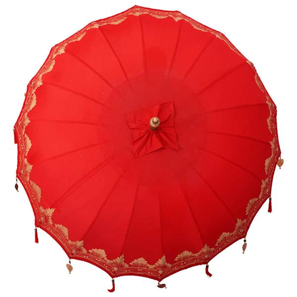 Grote foto vidaxl parasol anders rood x 250 cm tuin en terras overige tuin en terras