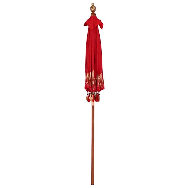 Grote foto vidaxl parasol anders rood x 250 cm tuin en terras overige tuin en terras