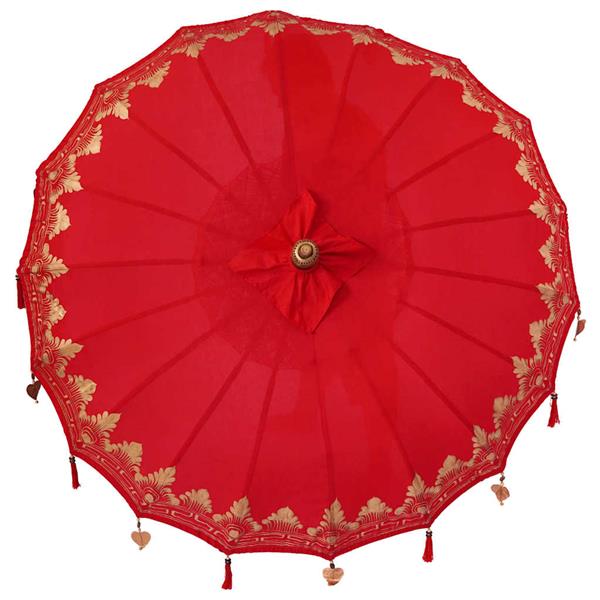 Grote foto vidaxl parasol anders rood x 250 cm tuin en terras overige tuin en terras