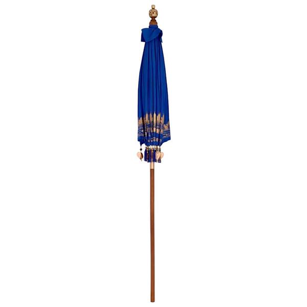Grote foto vidaxl parasol anders blauw x 250 cm tuin en terras overige tuin en terras