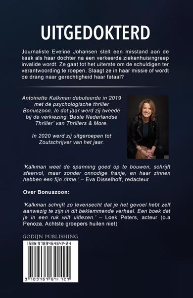 Grote foto uitgedokterd boeken thrillers