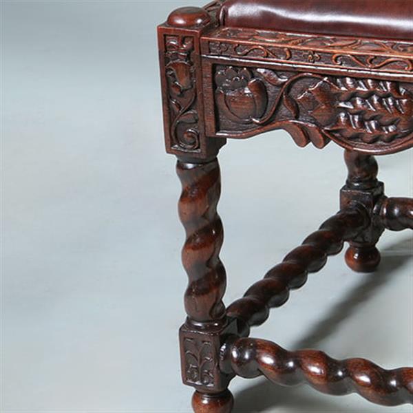 Grote foto koloniale stoel ca 1700 incl bekleding naar wens no.280305 antiek en kunst stoelen en banken