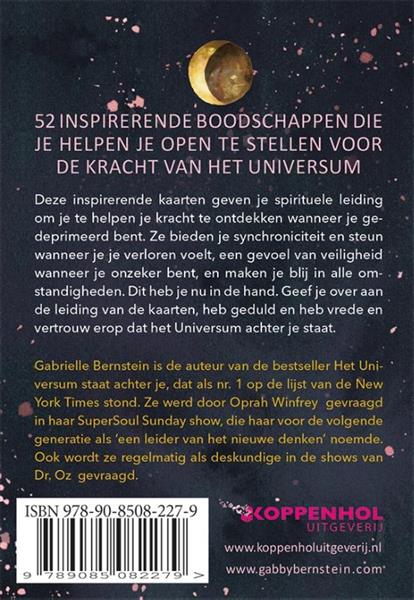 Grote foto het universum staat achter je gabrielle bernstein boeken overige boeken