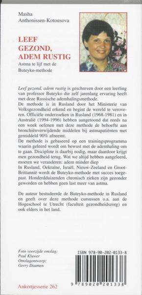 Grote foto leef gezond adem rustig ankertjes 262 boeken gezondheid en voeding
