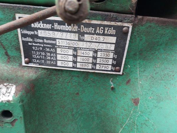 Grote foto deutz d40 agrarisch tractoren