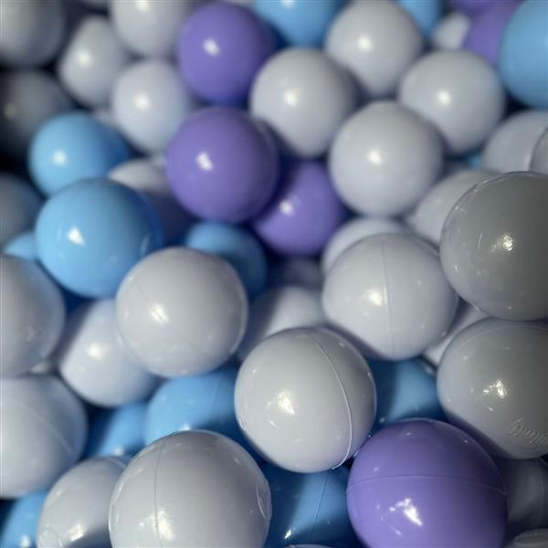 Grote foto sale 300 ballenbadballen set baby blue paars blue pearl 300 ballen set 3 kleuren kinderen en baby overige