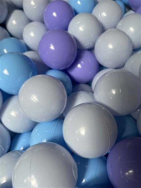 Grote foto sale 300 ballenbadballen set baby blue paars blue pearl 300 ballen set 3 kleuren kinderen en baby overige