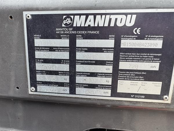 Grote foto manitou mi 18 g triplo 475 freelift sideshift lpg 2016 agrarisch heftrucks