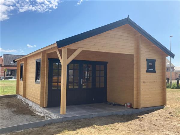 Grote foto maatwerk blokhutten woonunits bijgebouwen. tuin en terras tuinhuisjes en blokhutten
