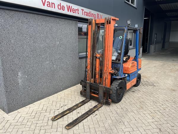 Grote foto heftruck forklift toyota 5fd25 triplo500 1z engine sideshift diesel agrarisch heftrucks